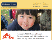 Tablet Screenshot of harknesshouse.org